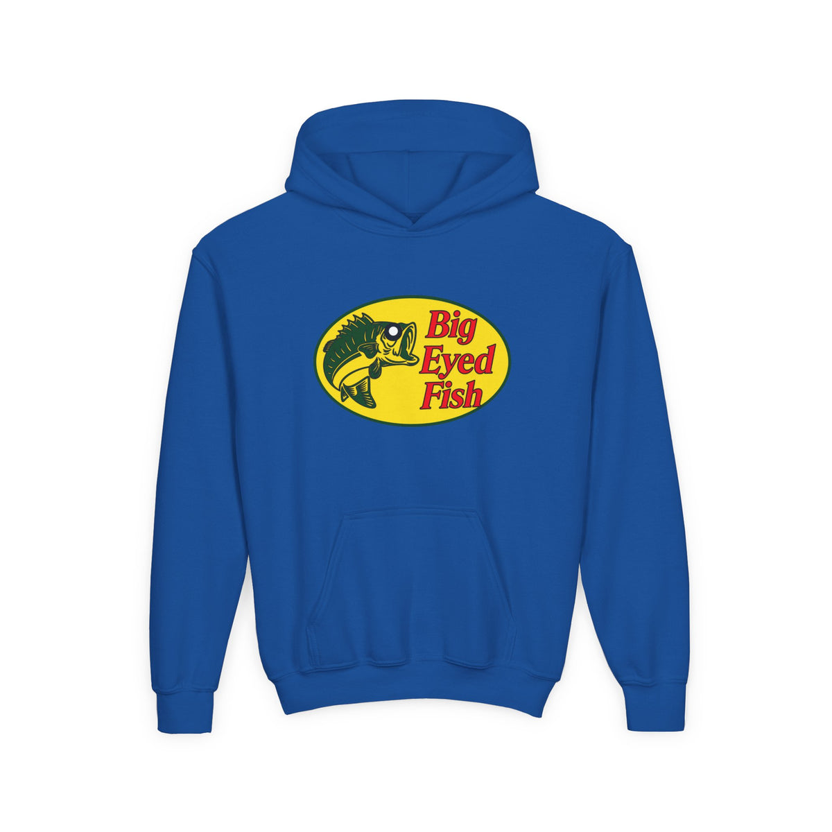 Big Bass Fish Youth Pullover Hoodie
