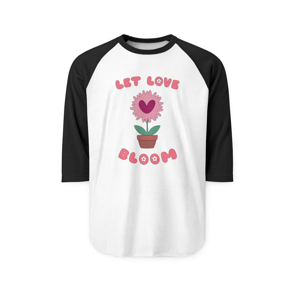 Let Love Bloom 3/4 Sleeve Jersey
