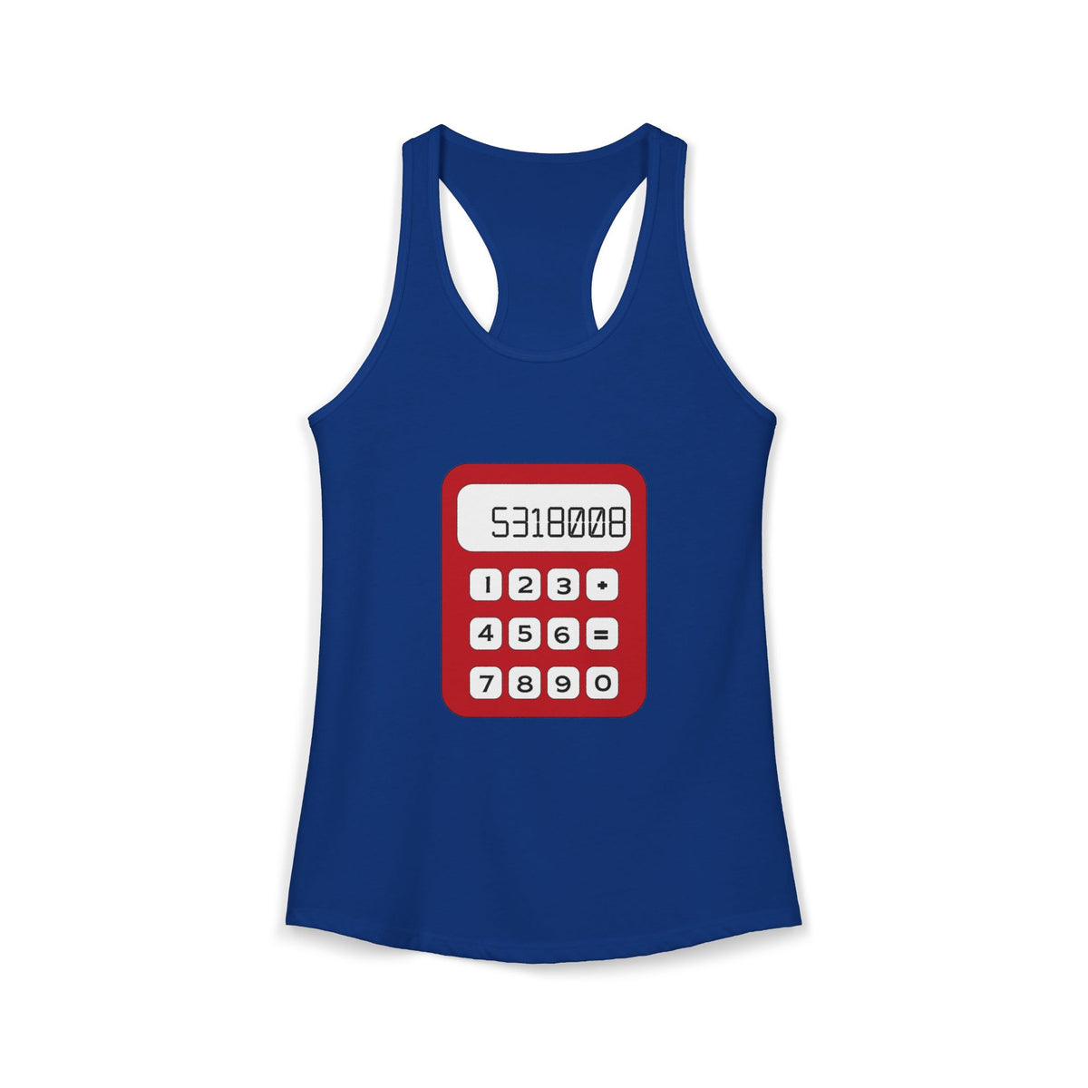 8th Grade Math Racerback Tank