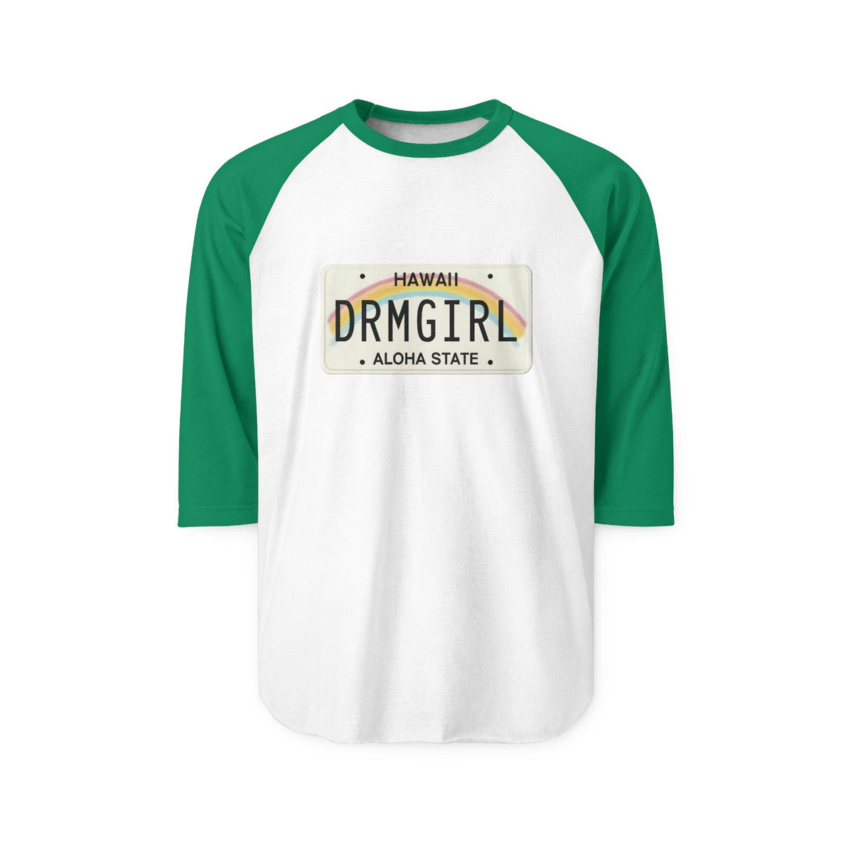 Hawaiian Dreamgirl 3/4 Sleeve Raglan Jersey