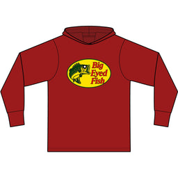 Big Bass Fish Long Sleeve Hooded T-Shirt