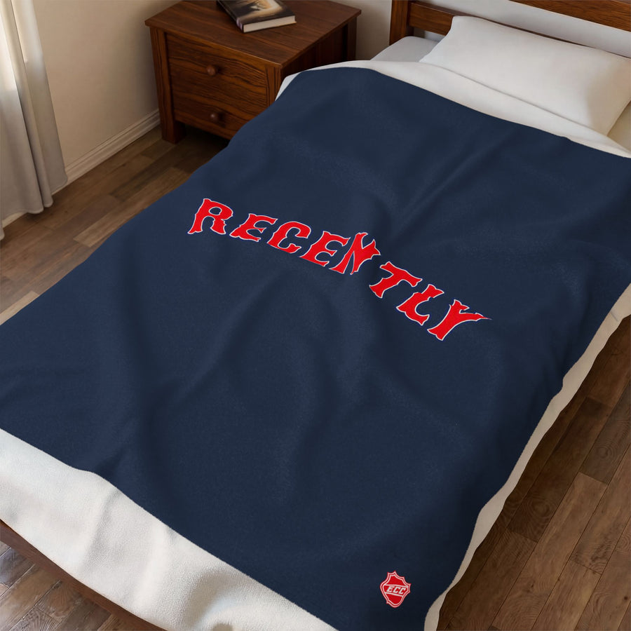 Boston Recently Velveteen Plush Blanket