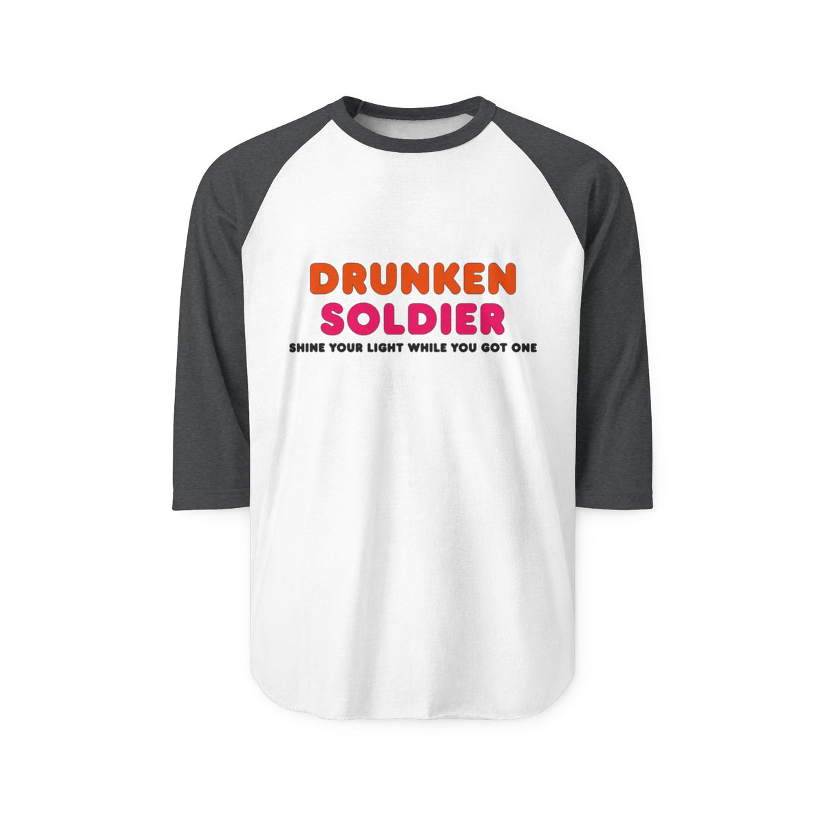 Drunken Soldier 3/4 Sleeve Raglan T Shirt
