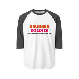 Drunken Soldier 3/4 Sleeve Raglan T Shirt