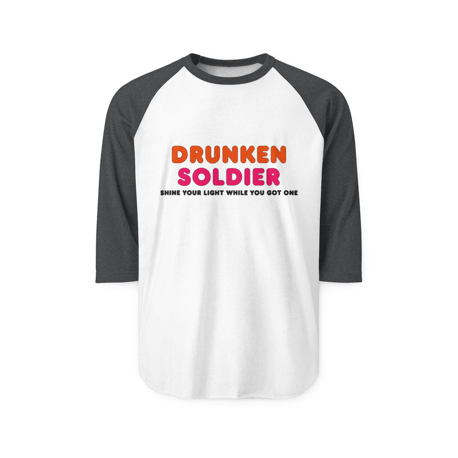 Drunken Soldier 3/4 Sleeve Raglan T Shirt
