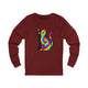 The Black Cat Changing Colors Long Sleeve T Shirt
