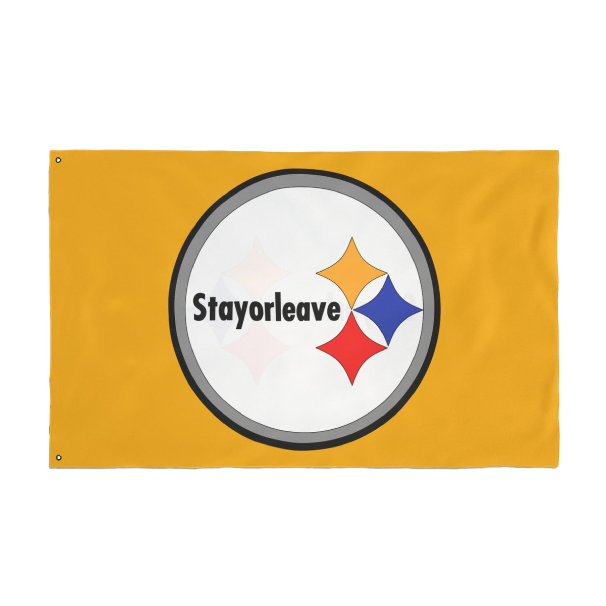 Pittsburgh Stayorleave Double Sided 36 x 60" Flag