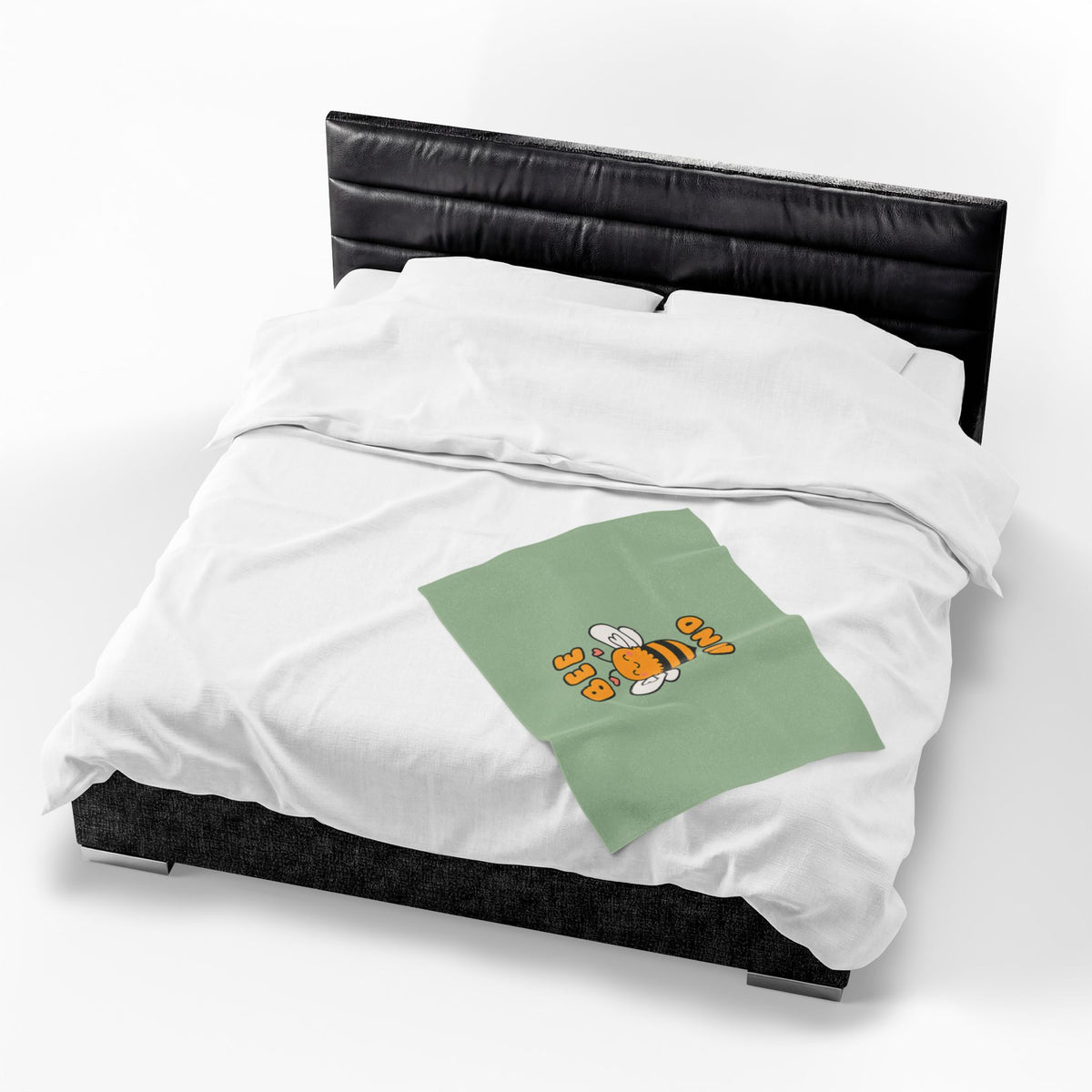 Bee Kind Velveteen Plush Blanket