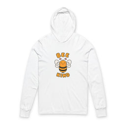 Bee Kind Hooded Long Sleeve Tee