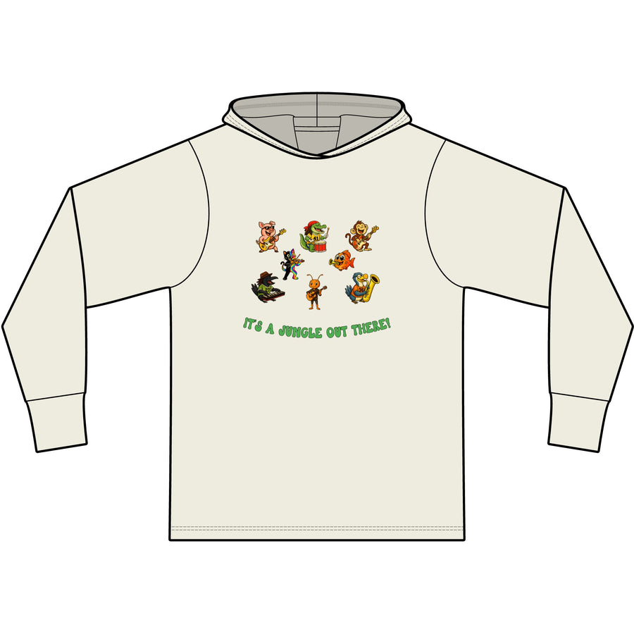 Jungle Band Long Sleeve Hooded T-Shirt
