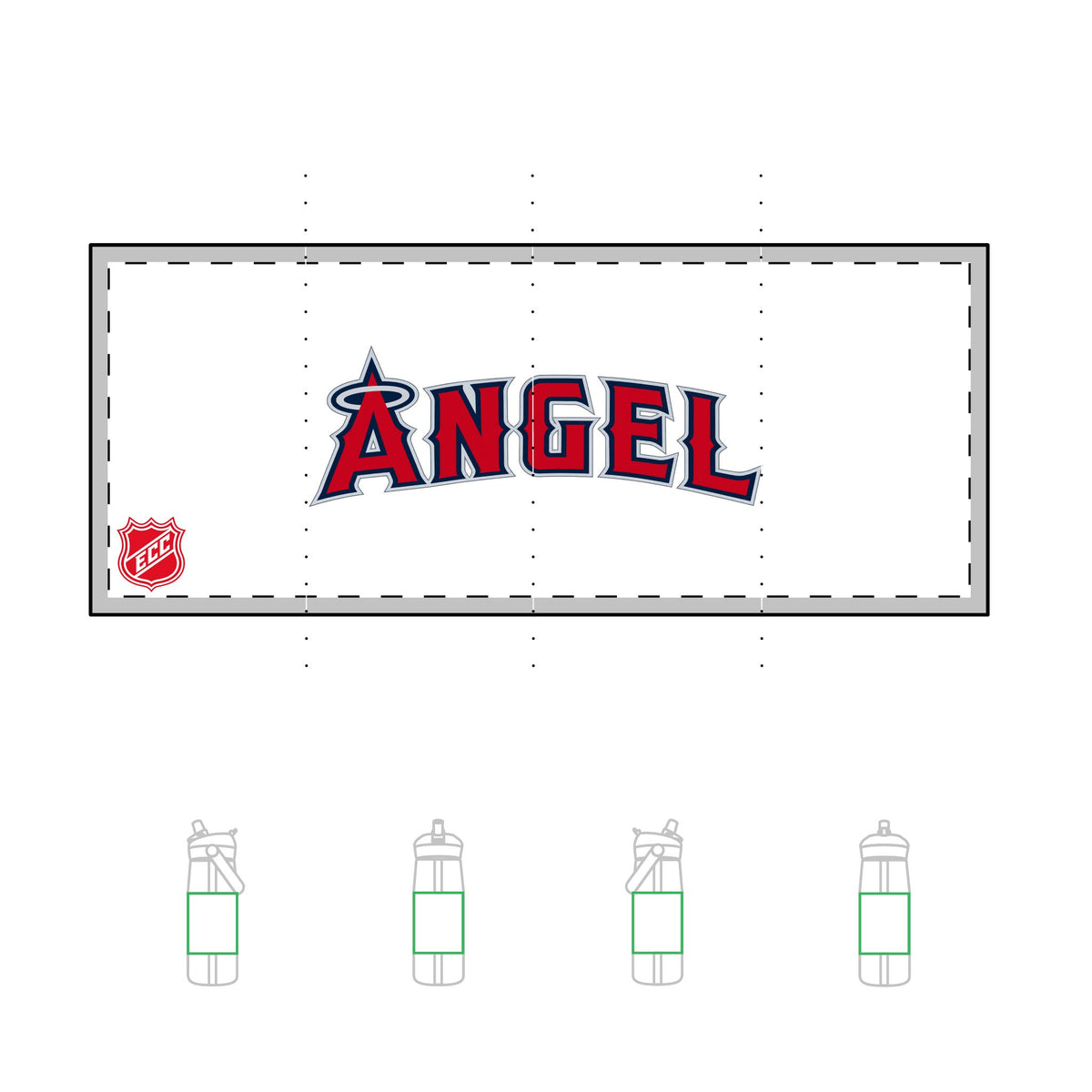 Los Angeles Angel Camelbak Flip Straw 25oz Bottle