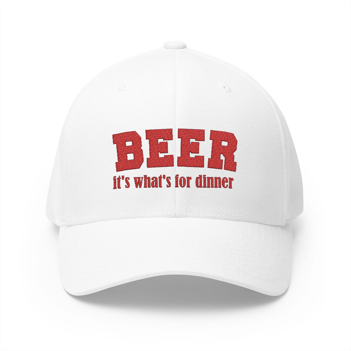 Beer For Dinner Flex Fit Cap
