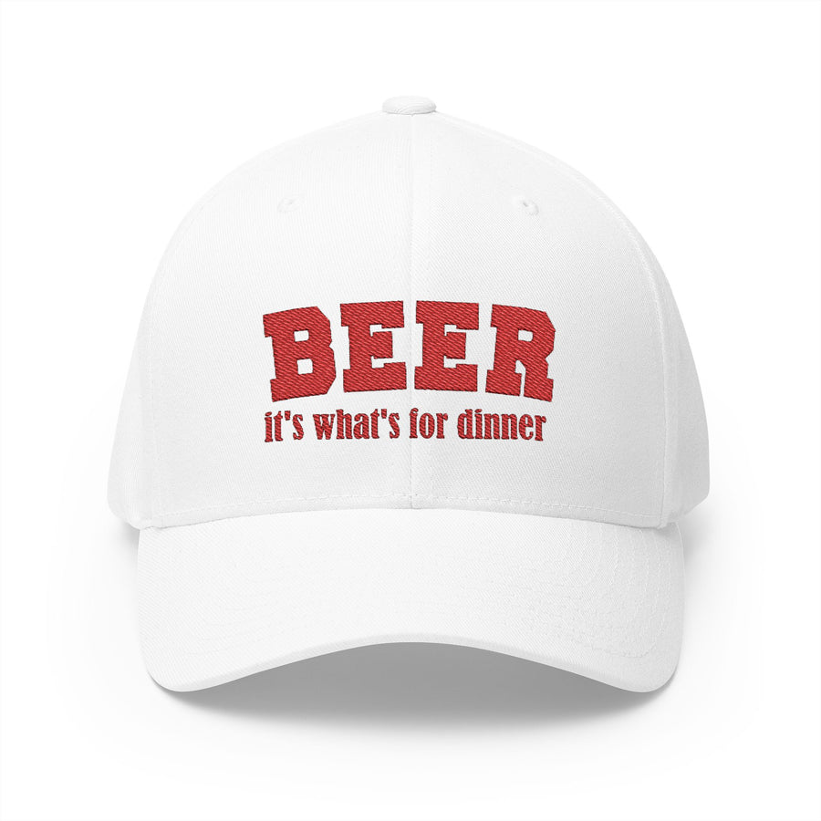 Beer For Dinner Flex Fit Cap