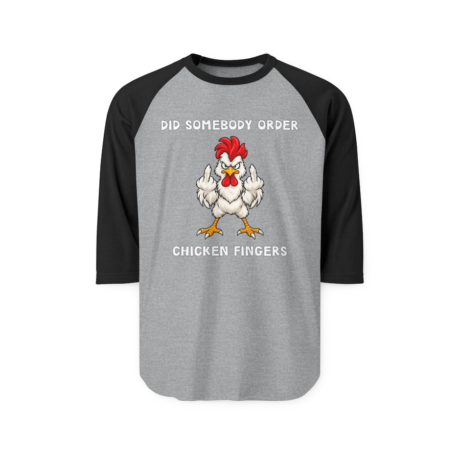 Chicken Fingers 3/4 Sleeve Jersey