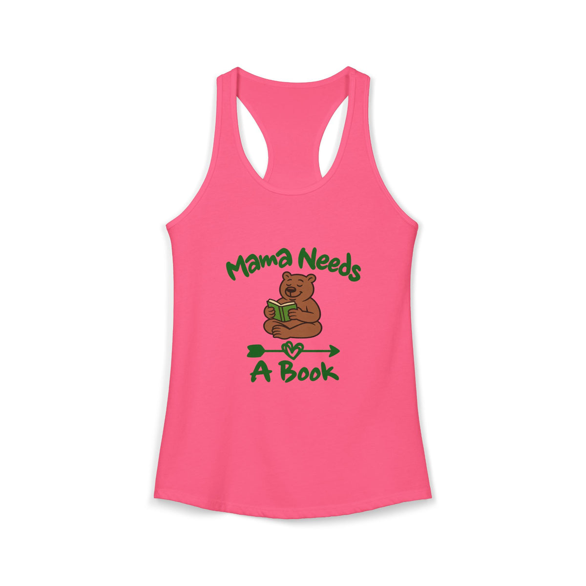Mama Needs A Book Women's Racerback Tank