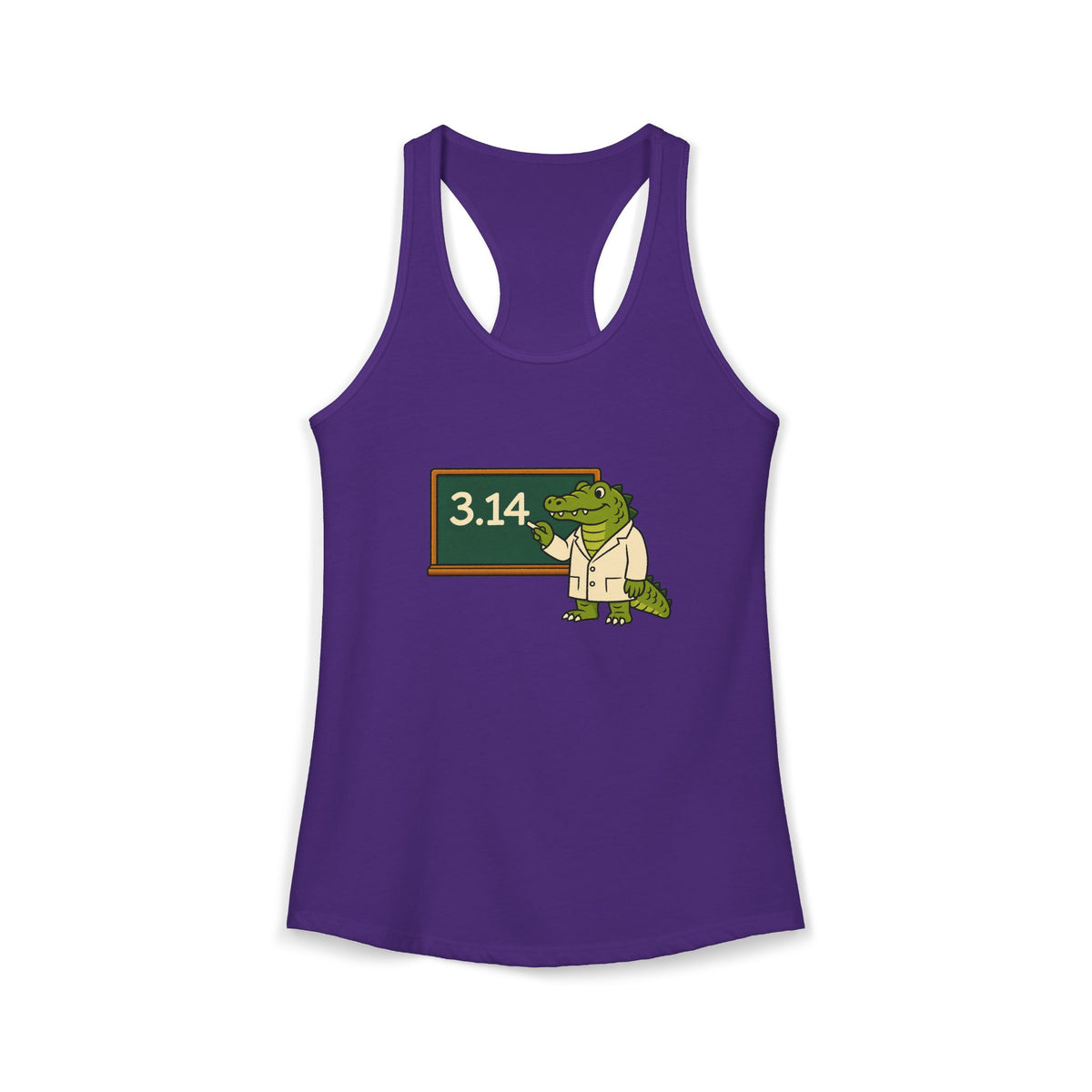 Alligator Pi Women's Racerback Tank