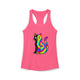 The Black Cat Changing Colors Women's Racerback Tank