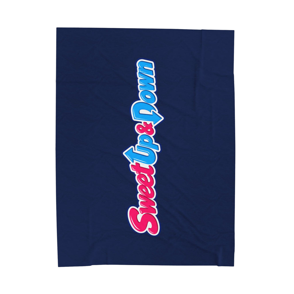 Sweet Up & Down Velveteen Plush Blanket