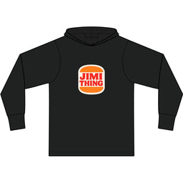 Burger Thing Long Sleeve Hooded T-Shirt