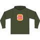 Burger Thing Long Sleeve Hooded T-Shirt