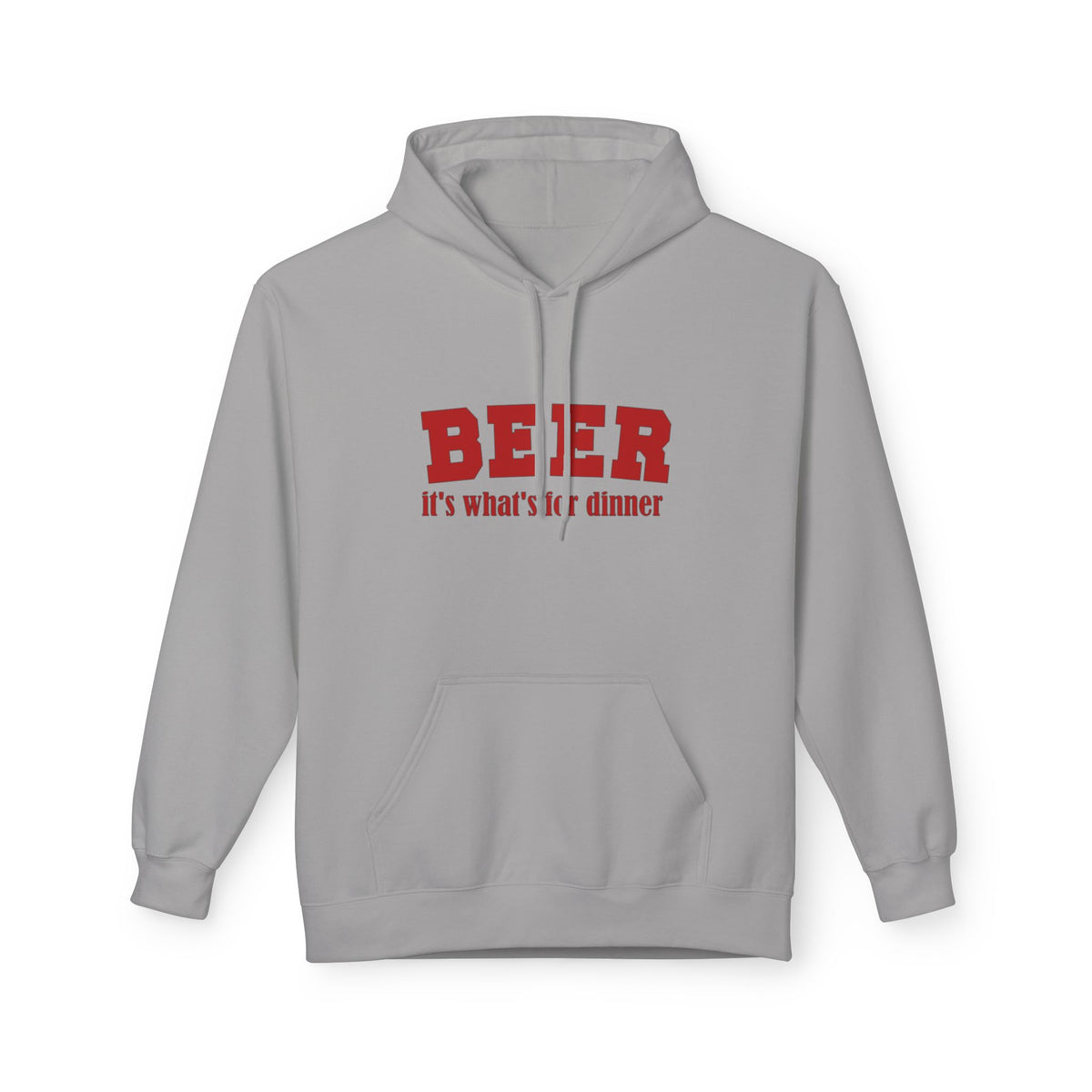 Beer For Dinner Pullover Hoodie