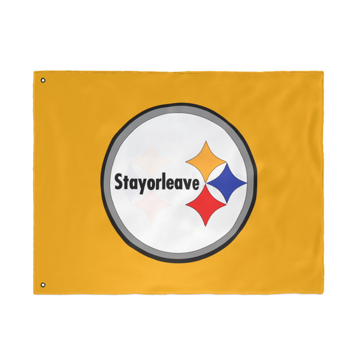 Pittsburgh Stayorleave Double Sided 36 x 60" Flag
