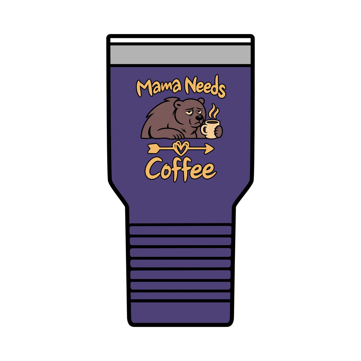 Mama Needs Coffee 30oz Polar Camel Insulated Tumbler