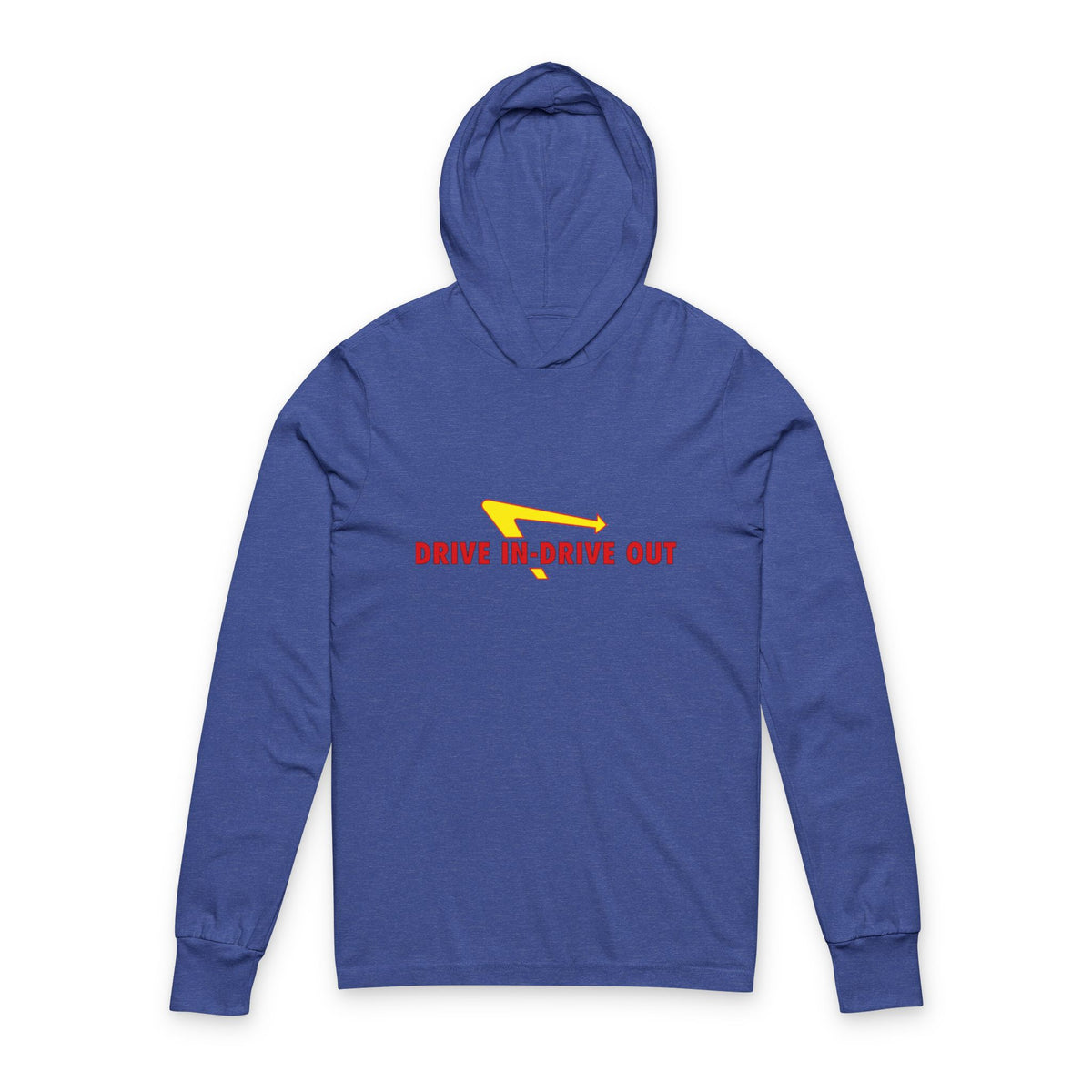 Drive In 'N Out Unisex Hooded Long Sleeve Tee