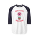Let Love Bloom 3/4 Sleeve Jersey