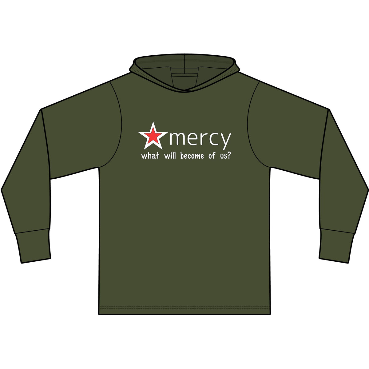 Mercy Me Long Sleeve Hooded T-Shirt