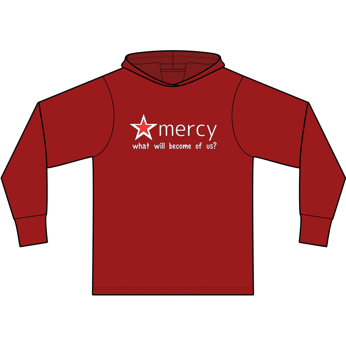 Mercy Me Long Sleeve Hooded T-Shirt