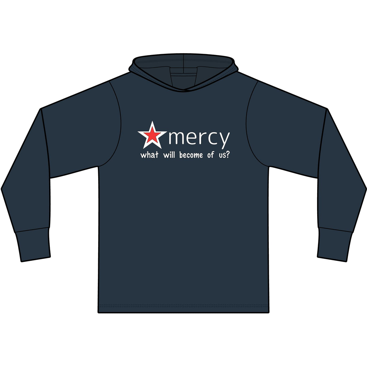 Mercy Me Long Sleeve Hooded T-Shirt