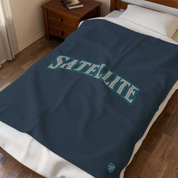 Satellite Mariners Velveteen Plush Blanket