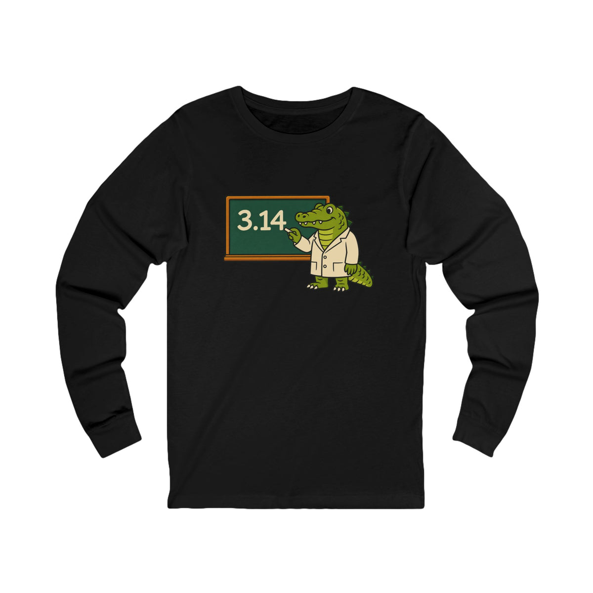 Alligator Pi Unisex Long Sleeve T Shirt