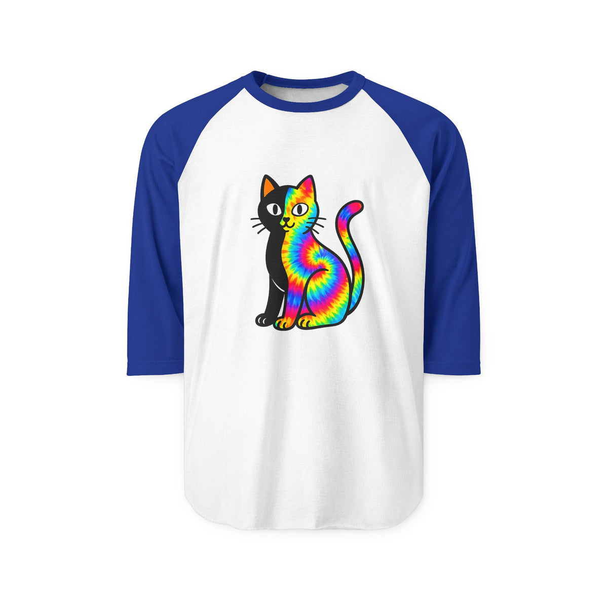 The Black Cat Changing Colors 3/4 Sleeve Jersey
