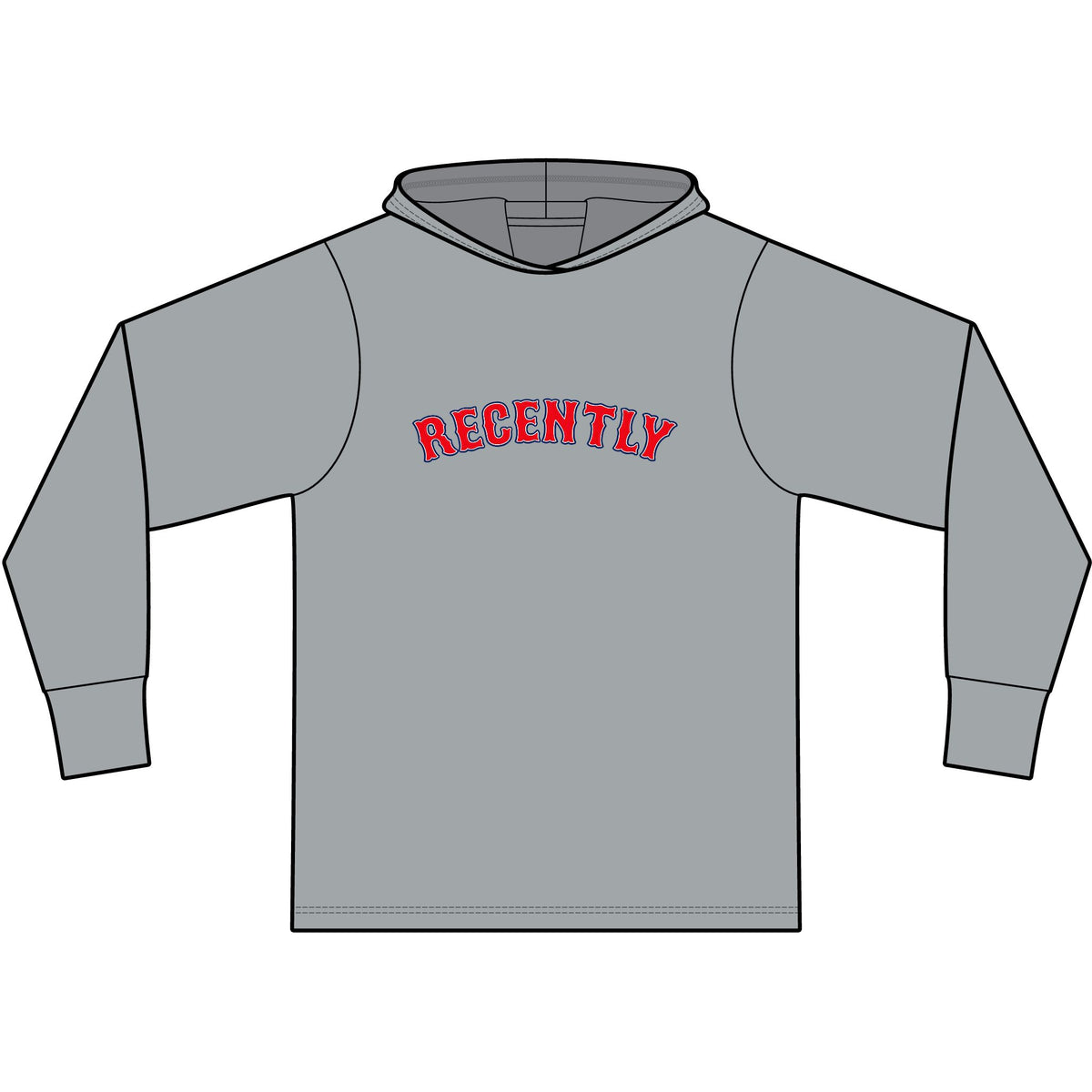 Boston Recently Long Sleeve Hooded T-Shirt
