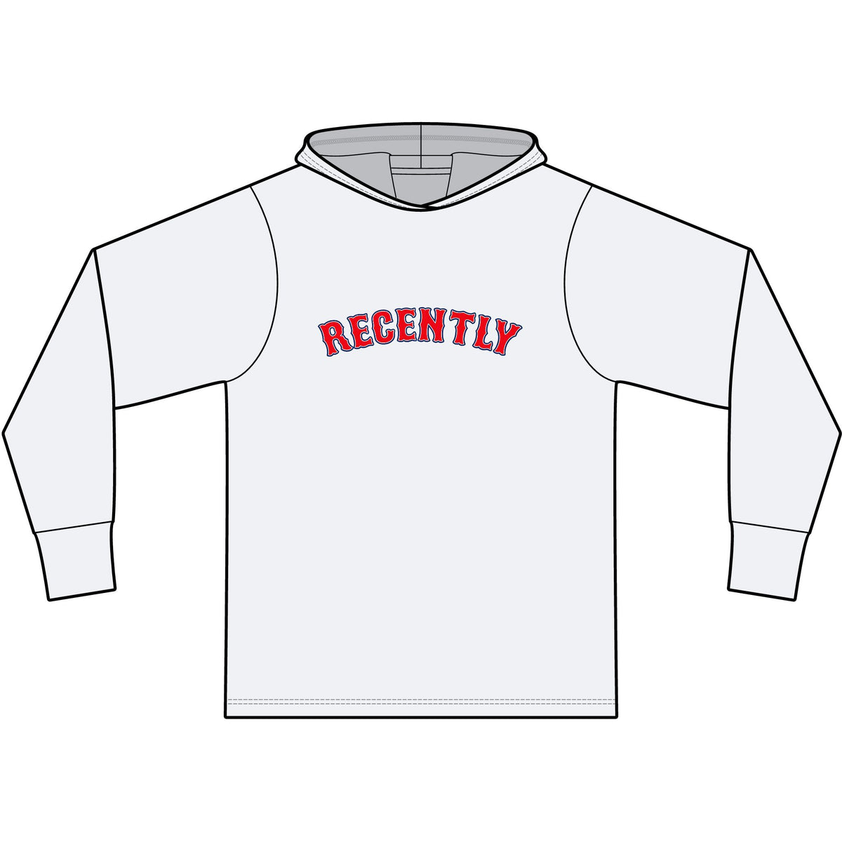 Boston Recently Long Sleeve Hooded T-Shirt