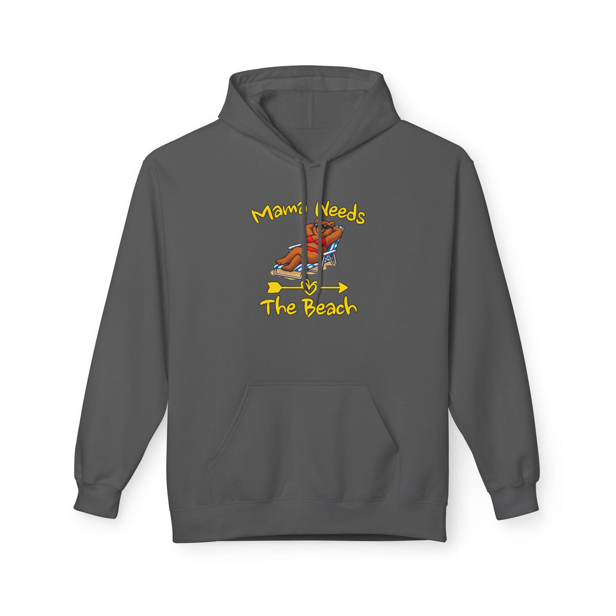 Mama Needs The Beach Pullover Hoodie