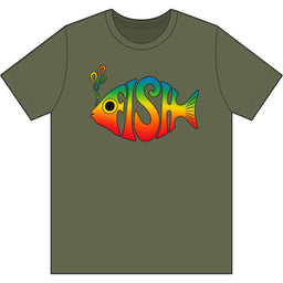 Big Eyed Phish Dri Wick T Shirt