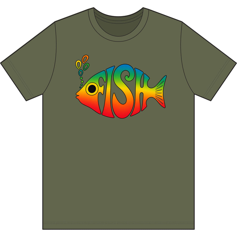 Big Eyed Phish Dri Wick T Shirt