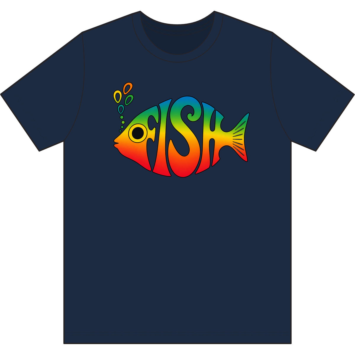 Big Eyed Phish Dri Wick T Shirt