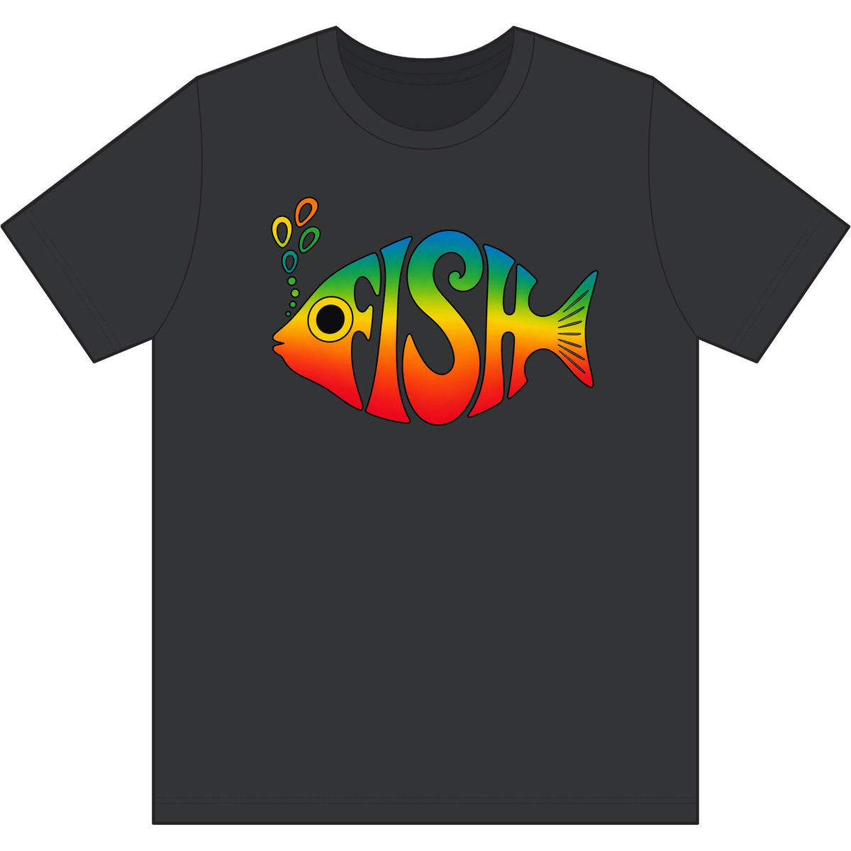 Big Eyed Phish Dri Wick T Shirt