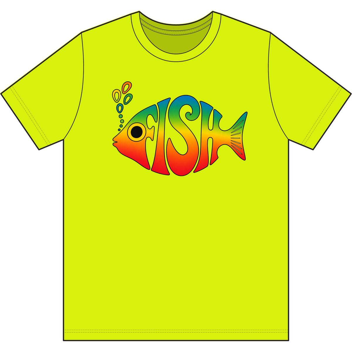 Big Eyed Phish Dri Wick T Shirt