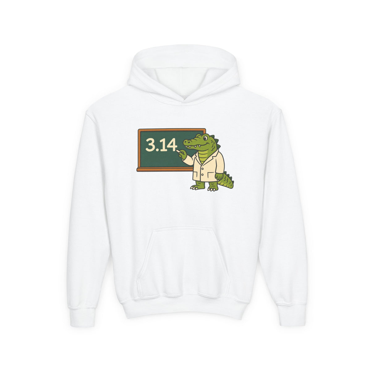 Alligator Pi Kids Pullover Hoodie