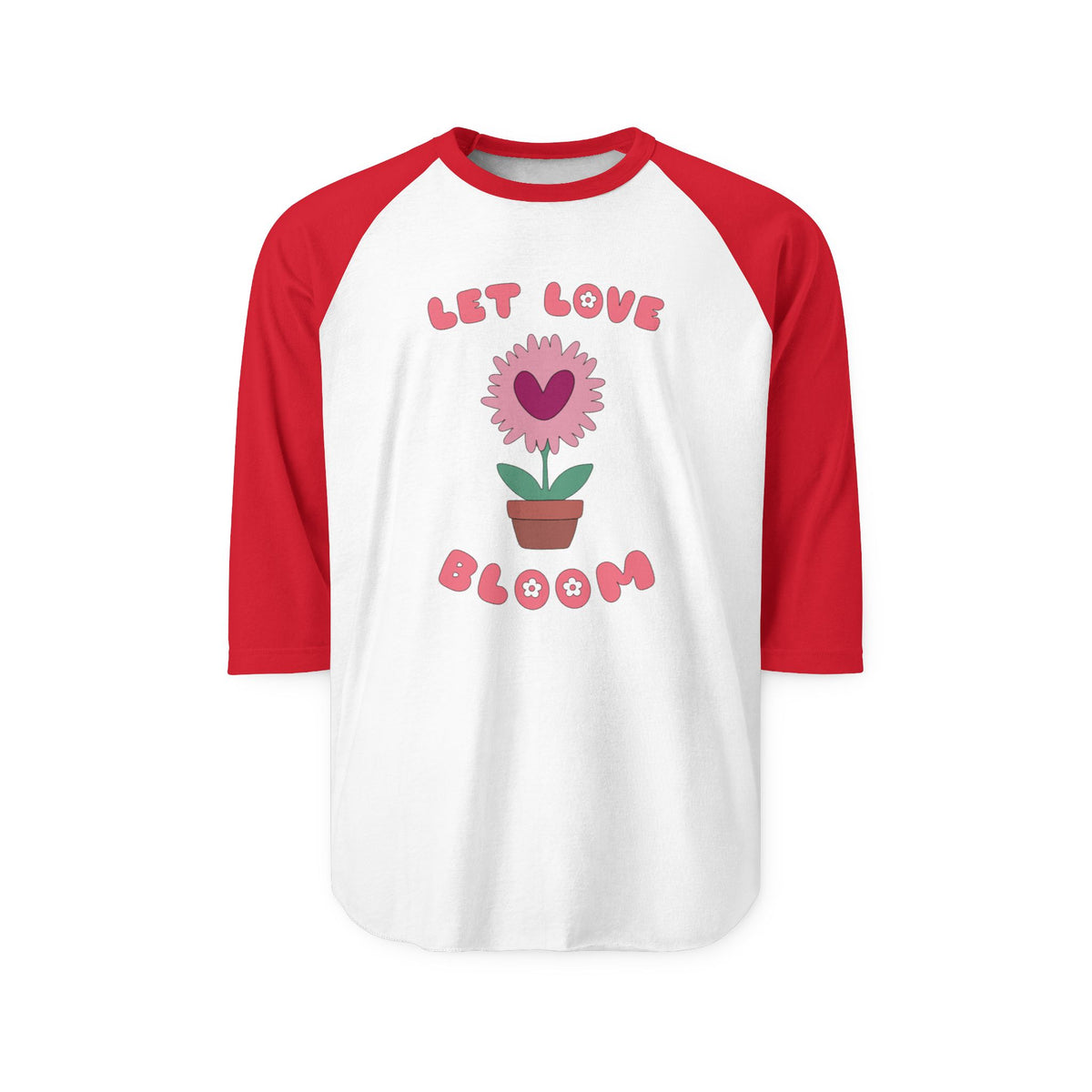 Let Love Bloom 3/4 Sleeve Jersey