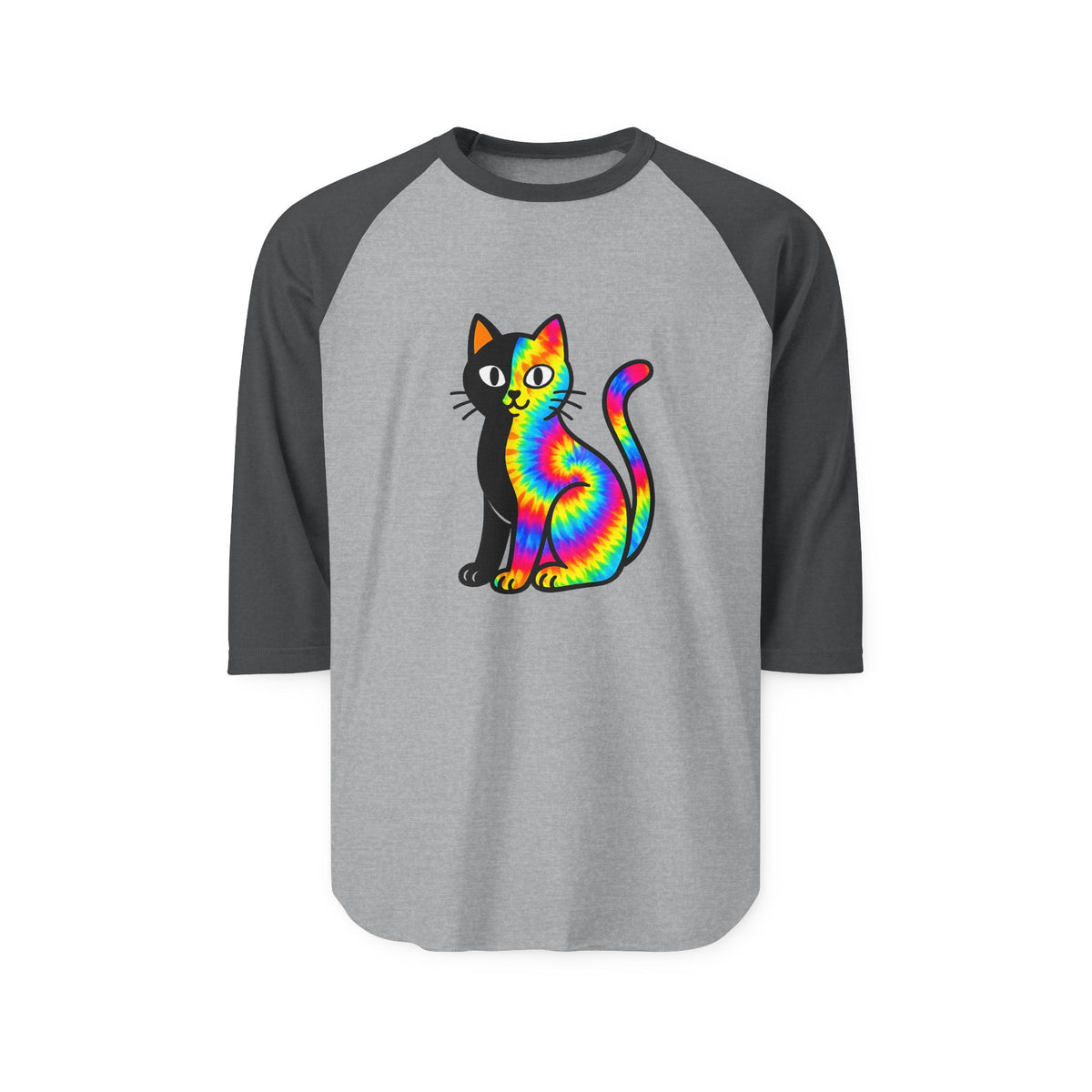 The Black Cat Changing Colors 3/4 Sleeve Jersey