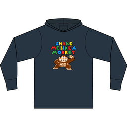 Shake Me Like A Monkey Long Sleeve Hooded T-Shirt