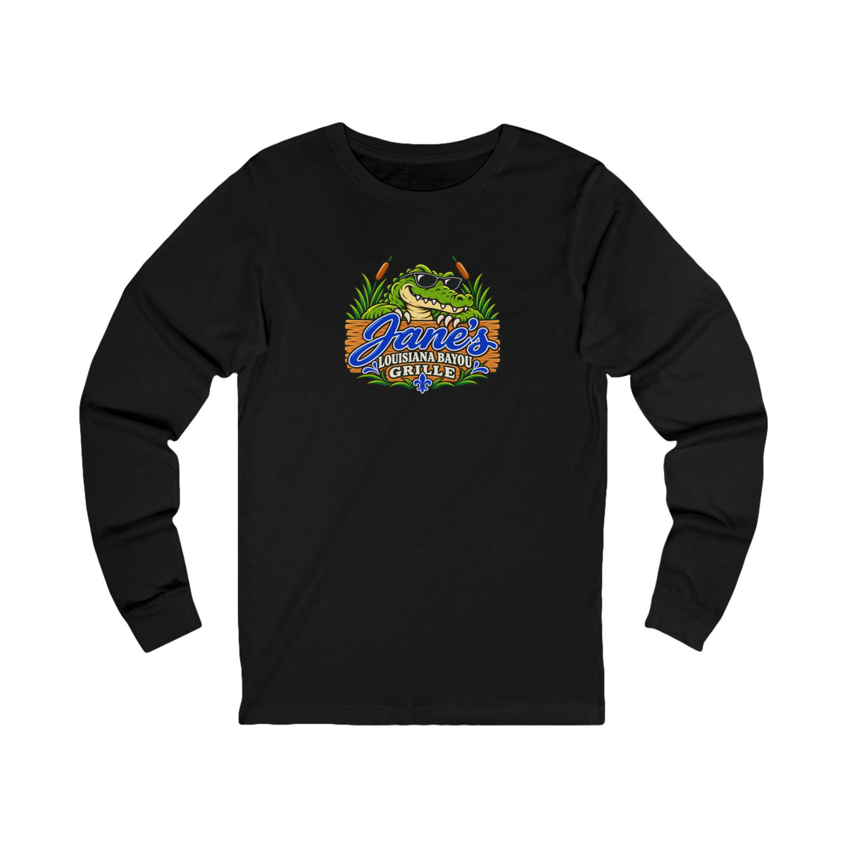 Jane's Louisiana Bayou Grille Long Sleeve T Shirt