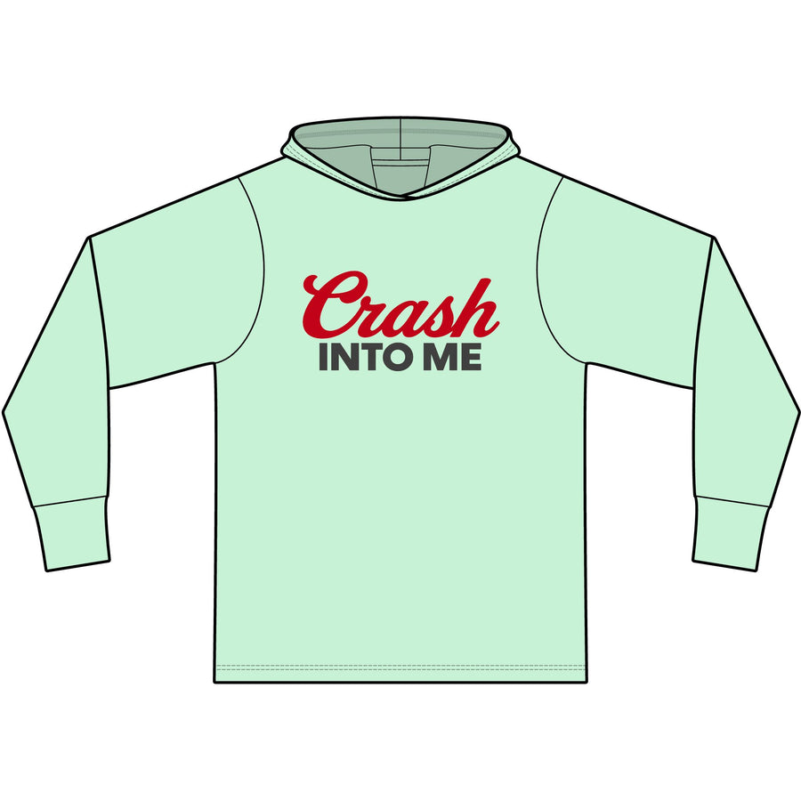 Crash Into Me Long Sleeve Hooded T-Shirt