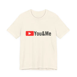 You & Me Tube Unisex Short Sleeve T Shirt